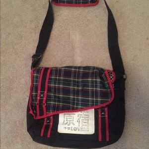 Harajuku Lovers crossbody backpack/laptop carrier